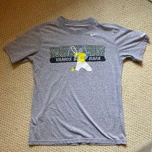 NIKE Kids Large “Vamos Rafa” Dri-Fit Shirt